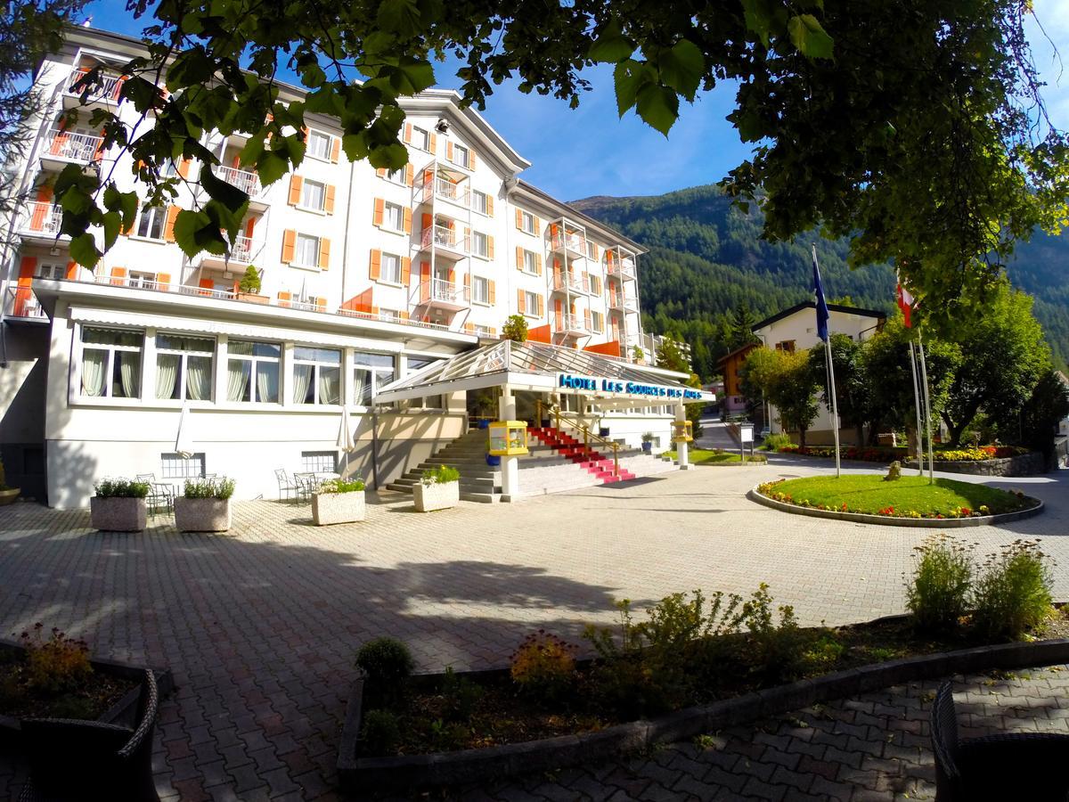 לויקרבאד Hotel Les Sources Des Alpes מראה חיצוני תמונה